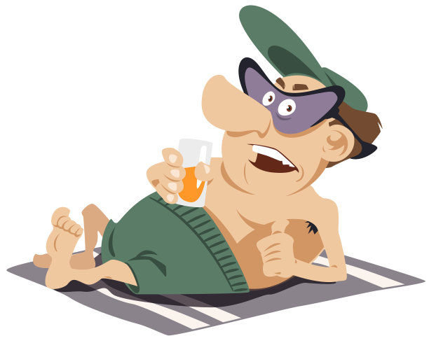 滑稽的人正在和玻璃汁滑稽的人一起休息图片下载