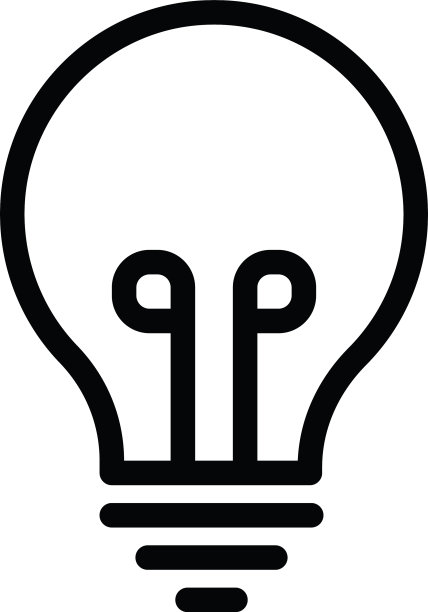 灯泡线图标图片下载