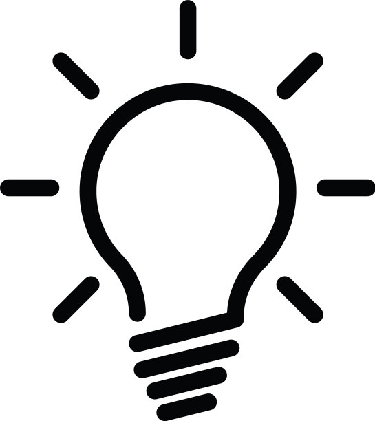 灯泡线图标图片下载