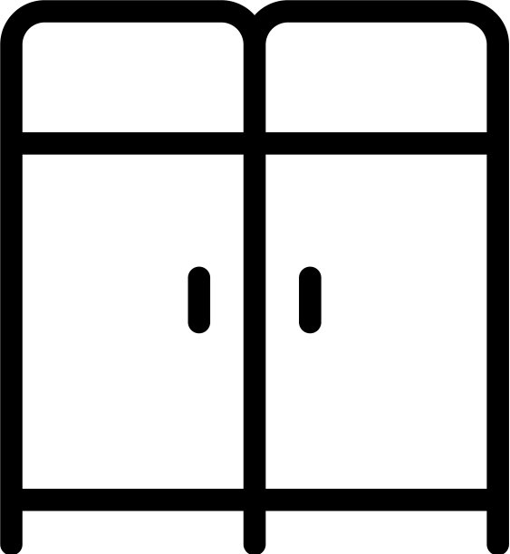 储物柜行图标图片下载