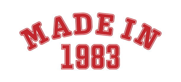 1983年制成字母年出生或图片下载
