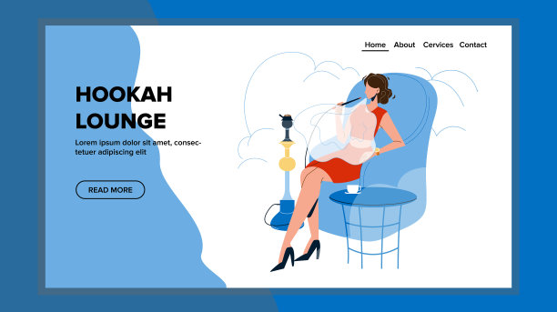 水烟休闲酒吧，休闲享受图片下载