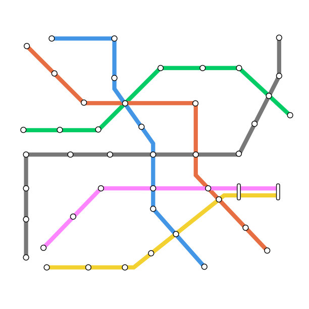 地铁全通道地铁地图全通道管图片下载