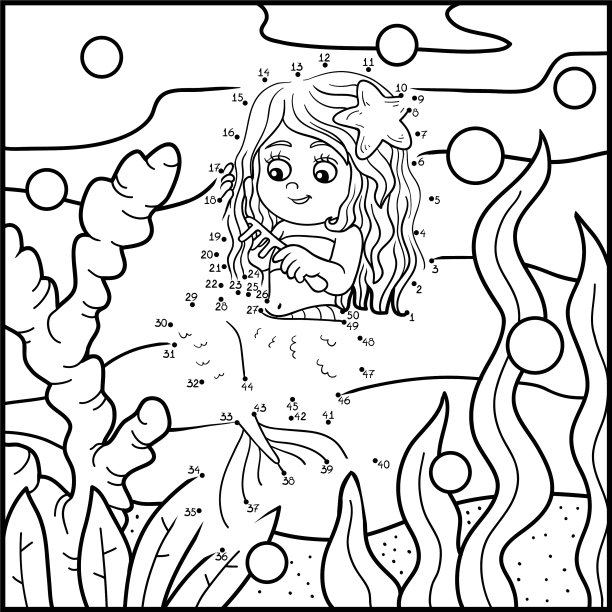 数字游戏美人鱼图片下载