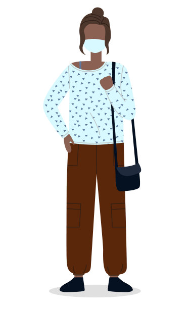 肖像年轻的黑人妇女穿着图片下载