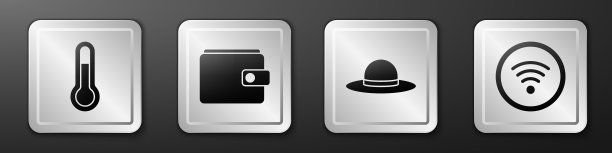 设置气象温度计钱包优雅的女人图片下载