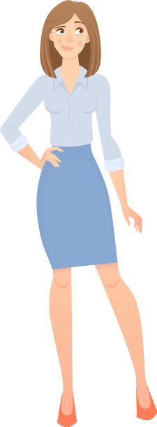 商业女人孤立图片下载