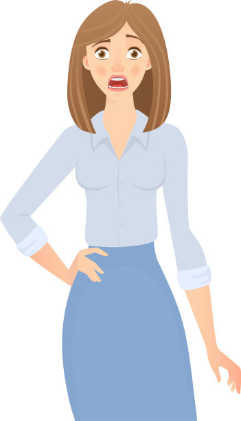 商业女人孤立图片下载