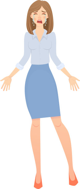 商业女人孤立图片下载