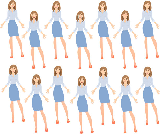 业务女人组图片下载