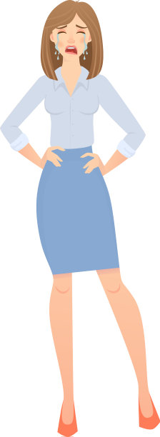 商业女人孤立图片下载