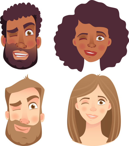 情绪人的面孔图片下载