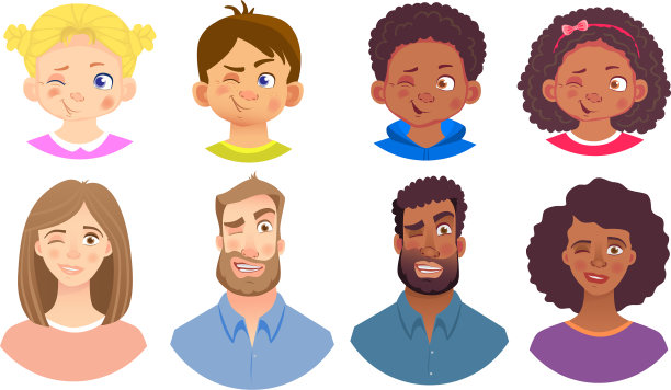 情绪人的面孔图片下载