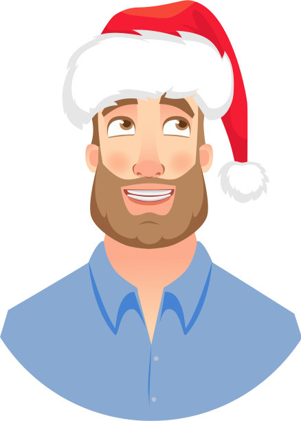 有胡子的脸人图片下载