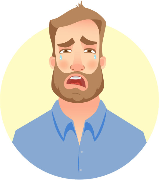 有胡子的脸人图片下载