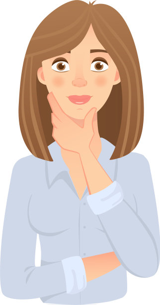 思考商业女性图片下载