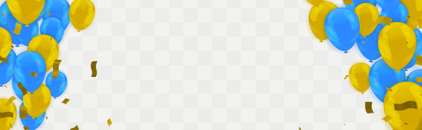 用蓝色的气球来表示区段标签图片下载