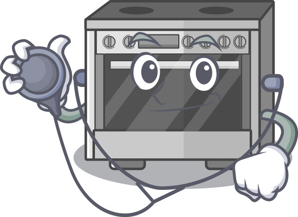 吉祥物图片厨房炉灶卡通为一图片下载