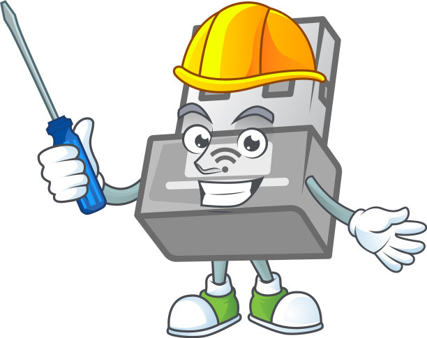 智能汽车usb无线适配器在卡通图片下载