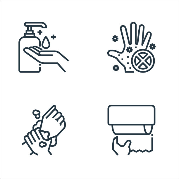 洗手线图标线性设置质量线设置图片下载