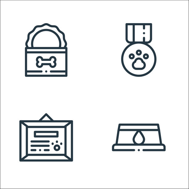 宠物线图标线性设置质量线设置等图片下载