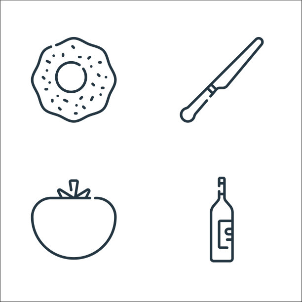 美食线图标线性设置质量线设置图片下载