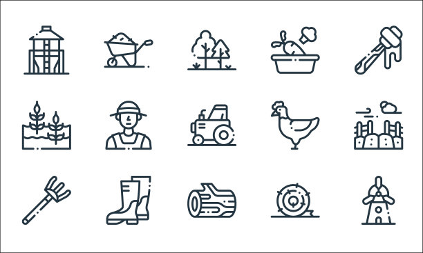 在村线图标线性设置质量线图片下载