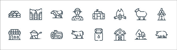 在村线图标线性设置质量线图片下载