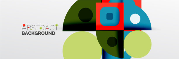 明亮的颜色圆圈抽象圆形的形状和图片下载