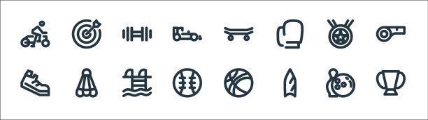 运动线图标线性线设置质量线设置等图片下载