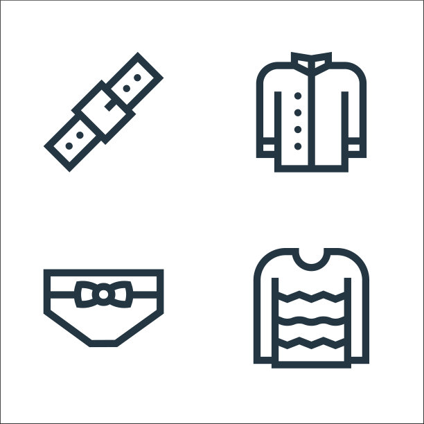 时尚线图标线性集质量线集图片下载