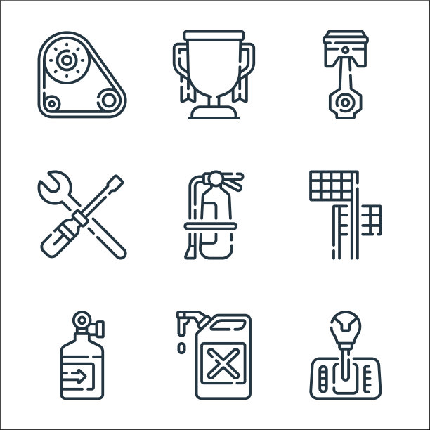 赛车线图标线性设置质量线图片下载