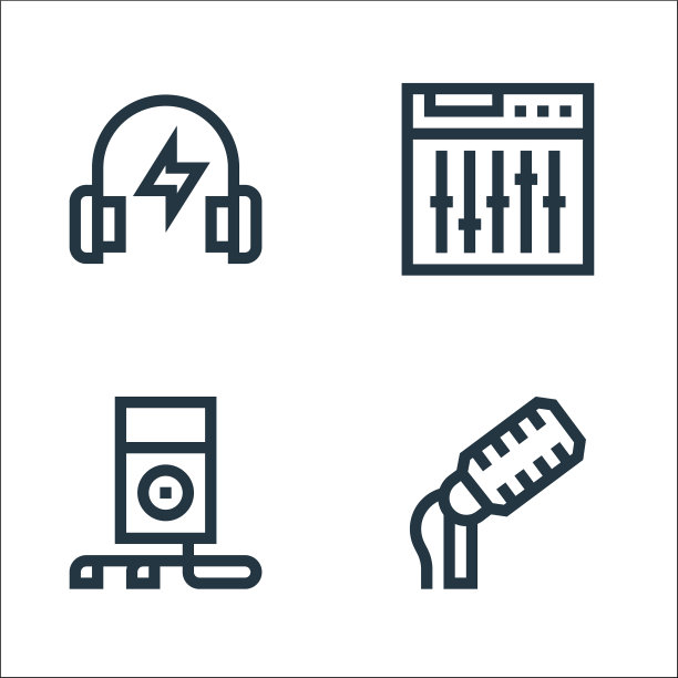 摇滚线图标线性设置质量线图片下载