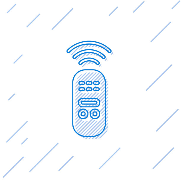 蓝线智能遥控系统图标图片下载