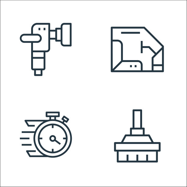 洗车线图标线性集质量线集图片下载