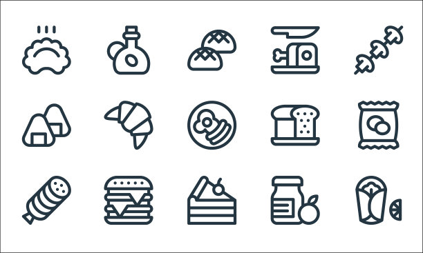 美食线图标线性设置质量线设置图片下载