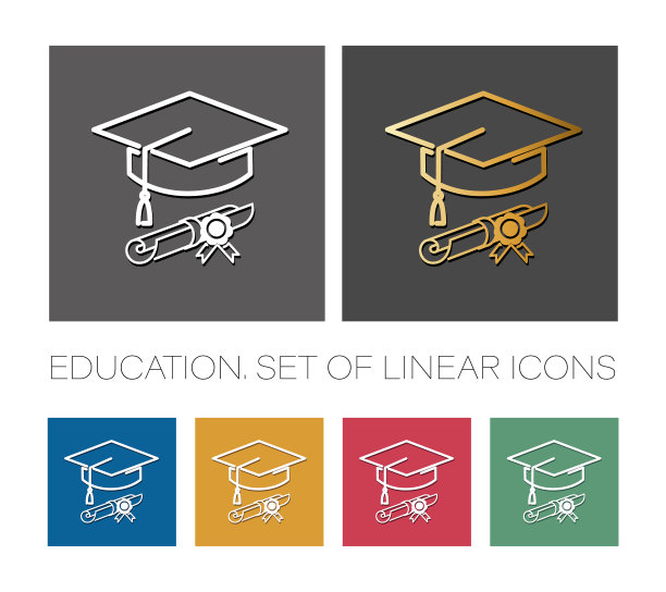 毕业套毕业帽教育图片下载