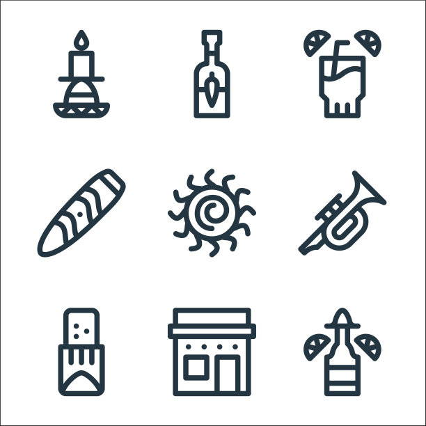 五月节线图标线性设置质量线图片下载