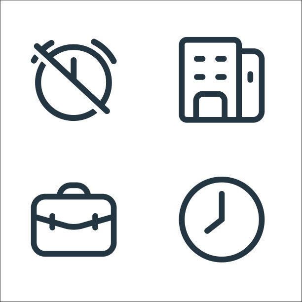 业务线图标线性集质量线集图片下载