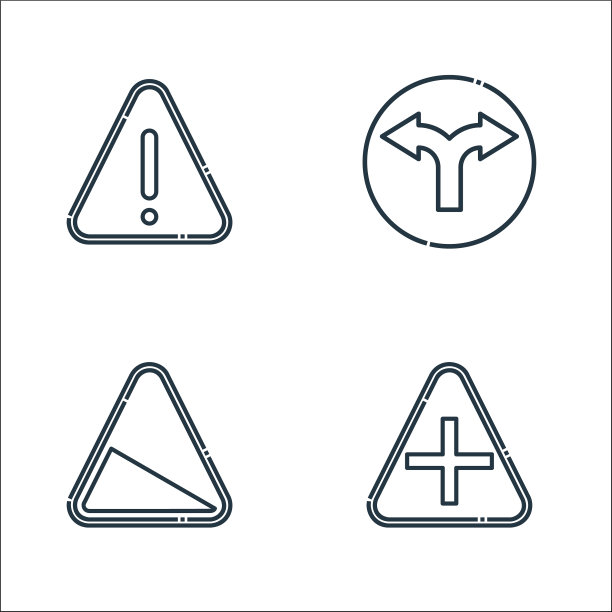 信令线图标线性集质量线集图片下载
