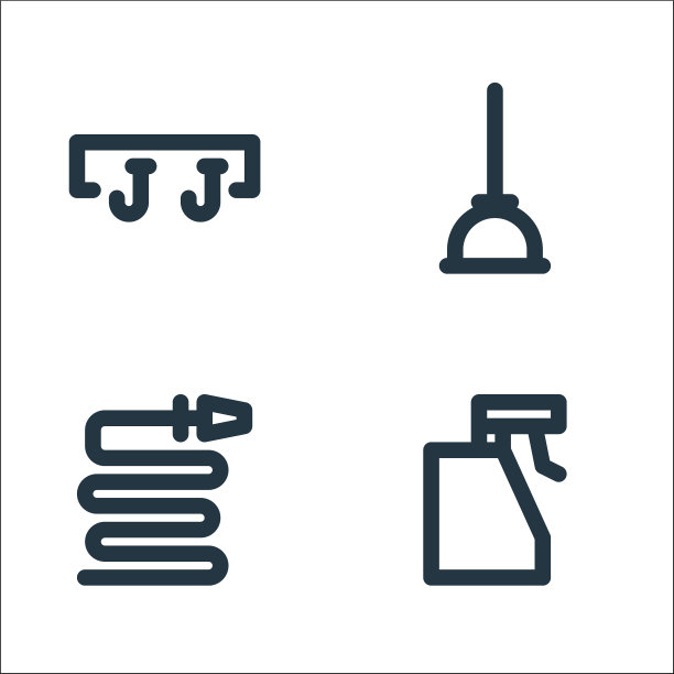 浴室线图标线性设置质量线设置图片下载