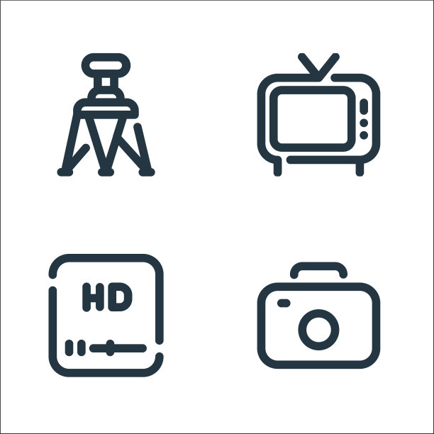 视频线图标线性设置质量线设置等图片下载