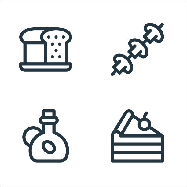 美食线图标线性设置质量线设置图片下载