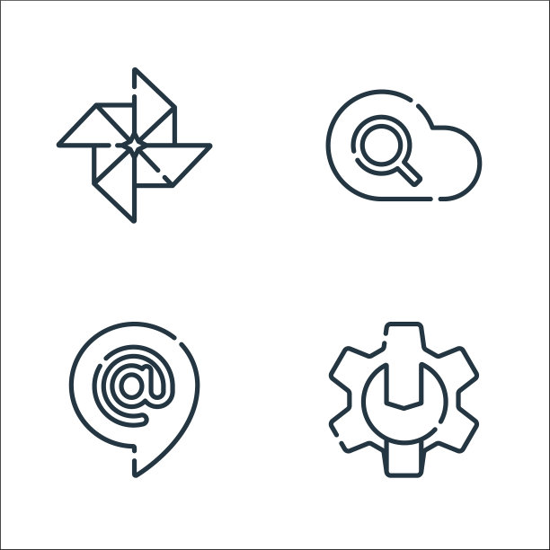 套件线图标线性集质量线集等图片下载