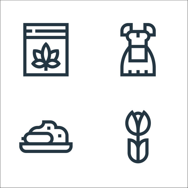 荷兰线图标线性集质量线集图片下载