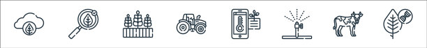 智能农场线图标线性设置质量线设置图片下载