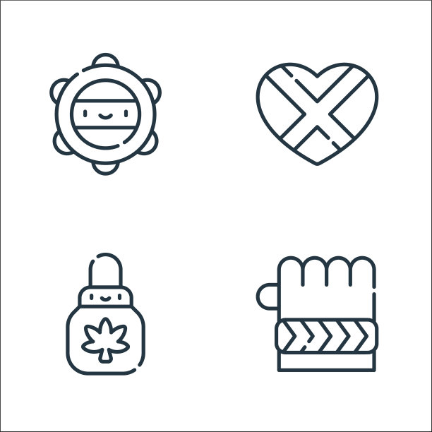 雷鬼线图标线性集质量线集图片下载