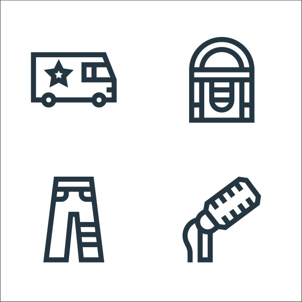 摇滚线图标线性设置质量线图片下载