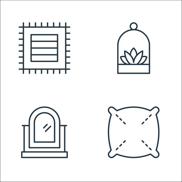 内饰线图标线性集质量线集图片下载