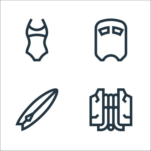 水上公园线图标线性设置质量线设置图片下载